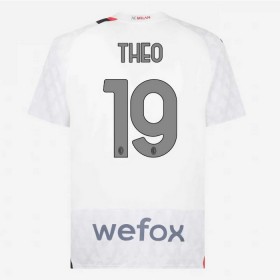 Koszulka AC Milan Theo 19 Wyjazdowe 2023-24 Koszulki Piłkarskie Krótki Rękaw